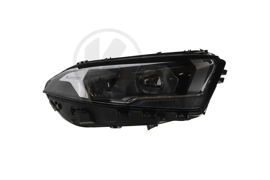 a2909060801 b   headlight rh with control unit, usa